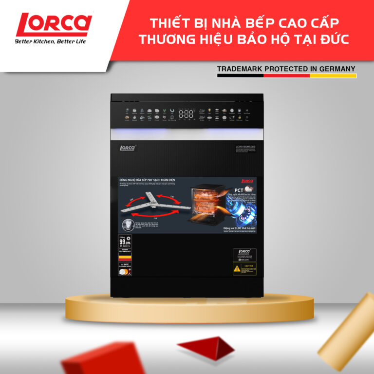 Máy rửa bát LORCA LCI9018SMS08B
